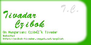 tivadar czibok business card